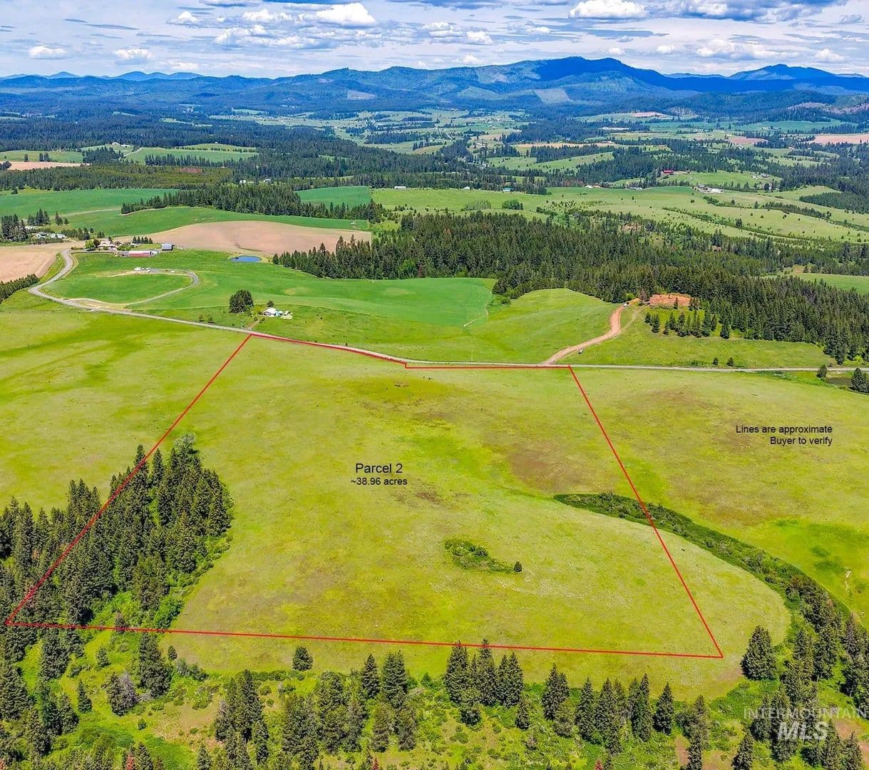Property from TBD Johnson Rd. Parcel #2 - KW - Deary, Idaho, 83823