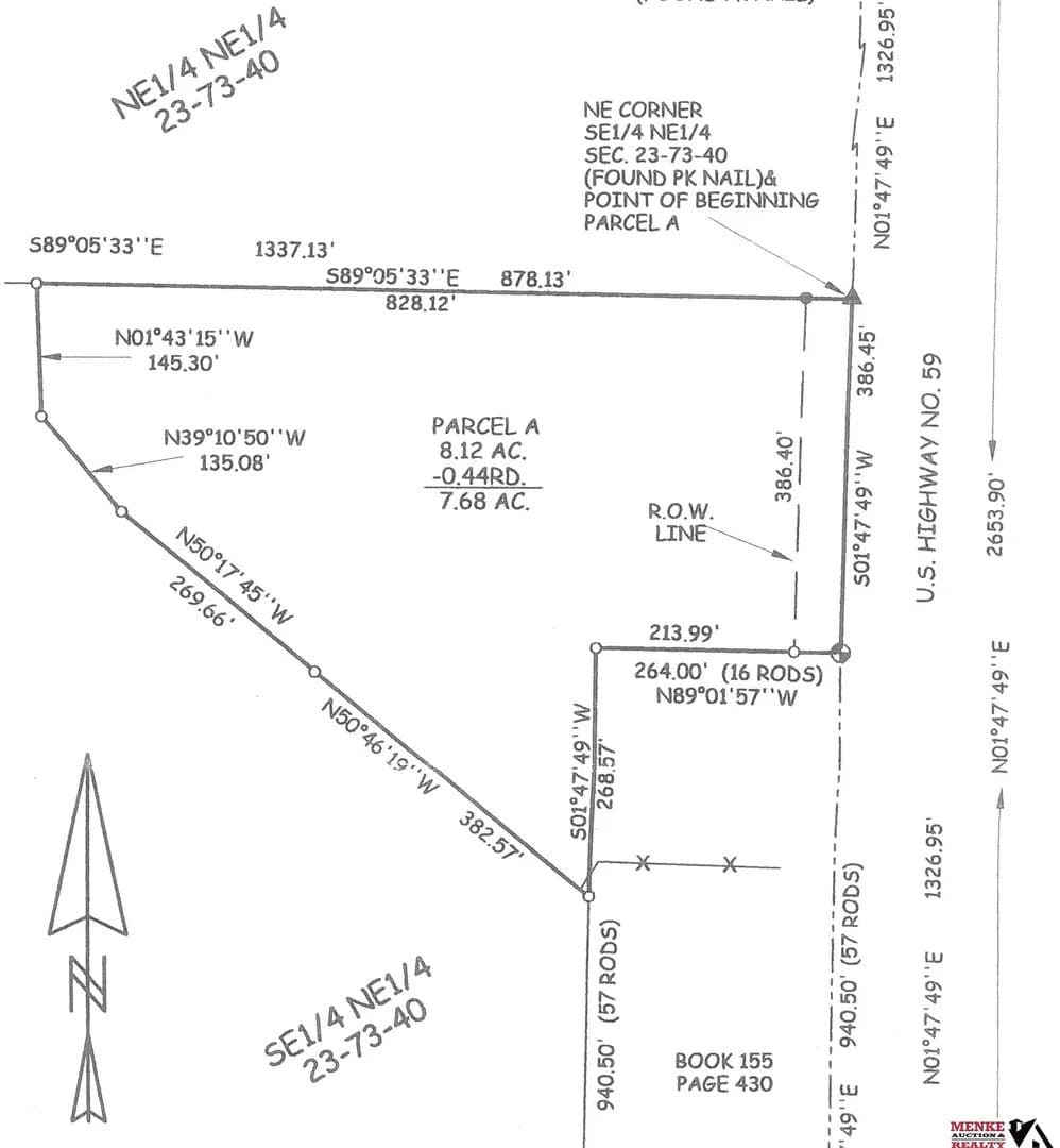 Property from 53300 Hwy 59 Highway - KW - Henderson, Iowa, 51541