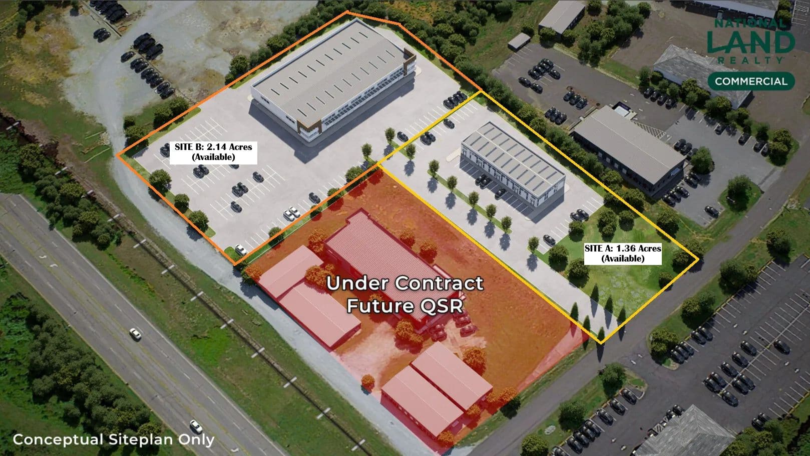 Contractor's Courtyard: 2.14 Acres of Fenced Gravel and Storage! - Roxboro, North Carolina, 27573