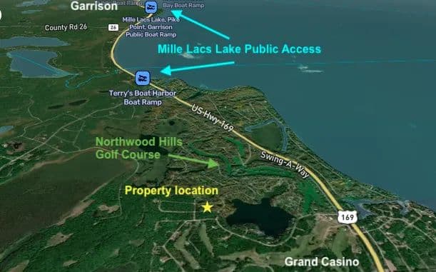 Property from TBD Sugarbush Circle - KW - Garrison, Minnesota, 56450