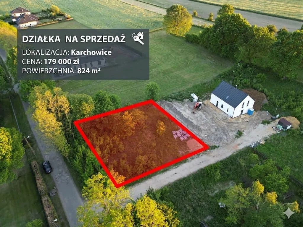 Urokliwa działka budowlana w Karchowicach - land for sale