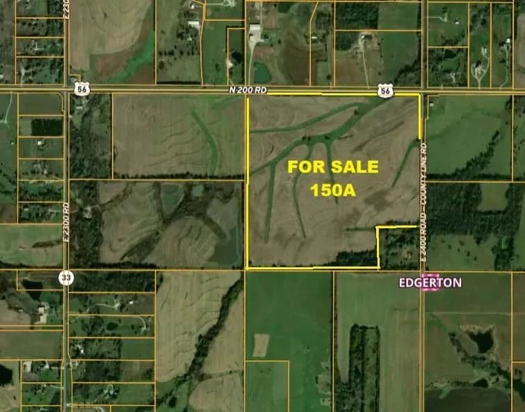 Property from X 56 Highway - KW - Wellsville, Kansas, 66092