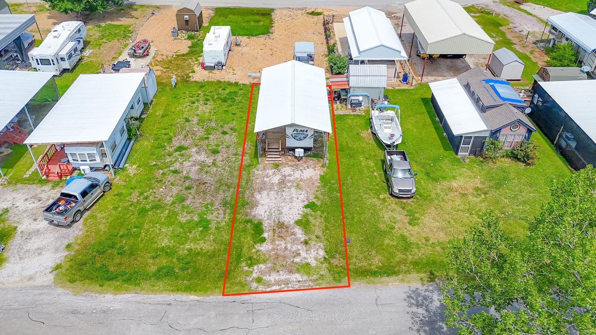 Property from Lot 71 Pelican Isle - KW - Kerens, Texas, 75144