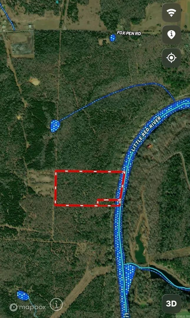 Property from Tract 3 Fox Pen Rd - KW - Searcy, Arkansas, 72143