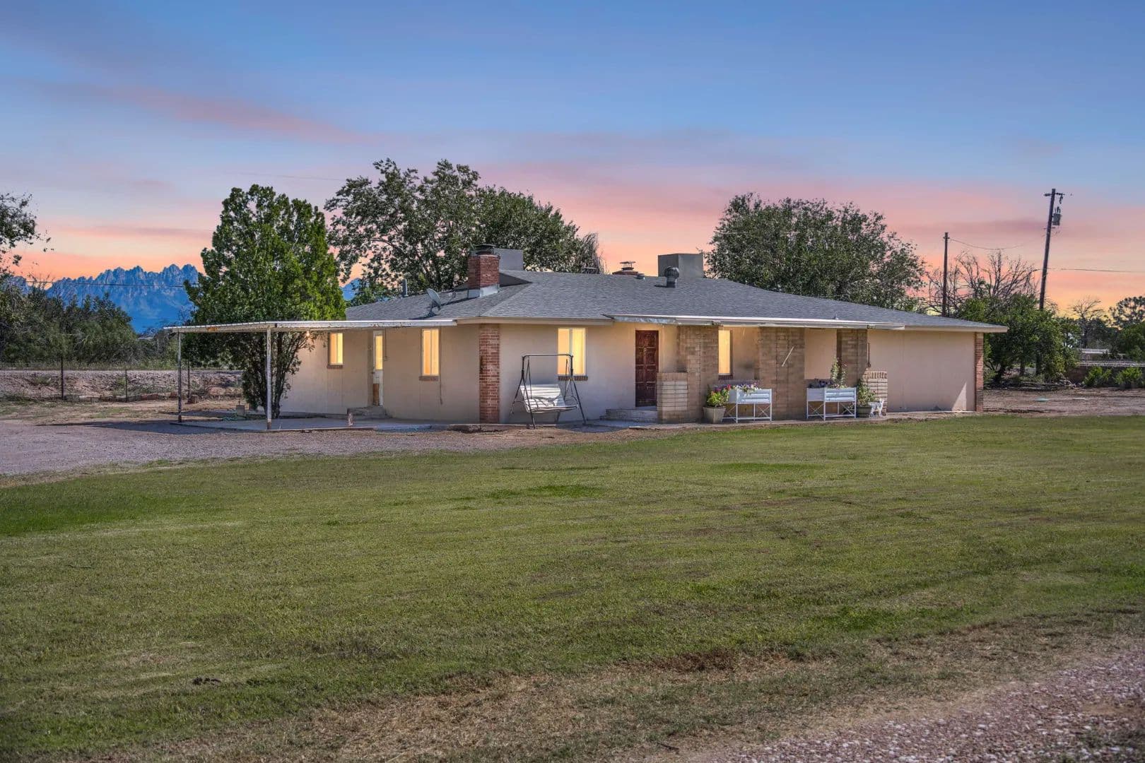 North Valley Home in Las Cruces, NM for Sale with Horse Facilities - land for sale