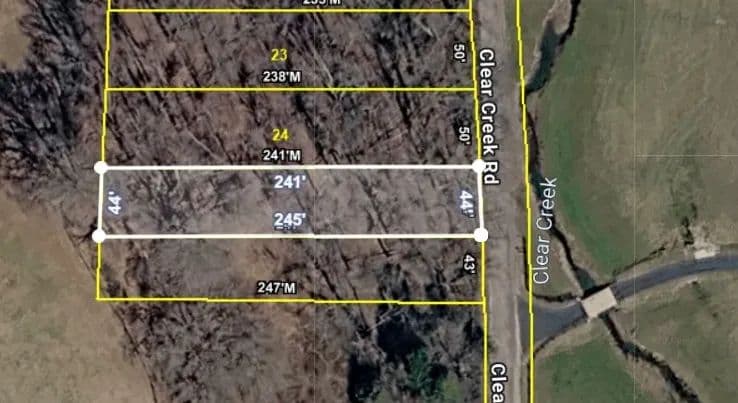 Property from 0 Clear Creek Road - KW - Pulaski, Tennessee, 38478