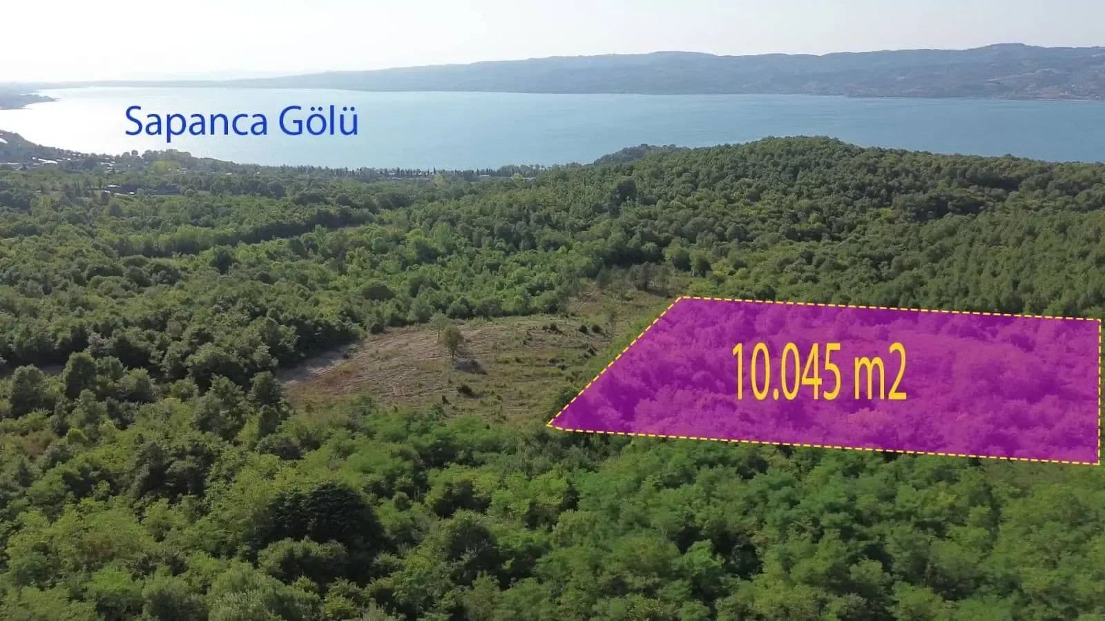 SAPANCADA GÖL MANZARALI 10.045 m² MÜSTAKİL TAPULU SATILIK TARLA - land for sale