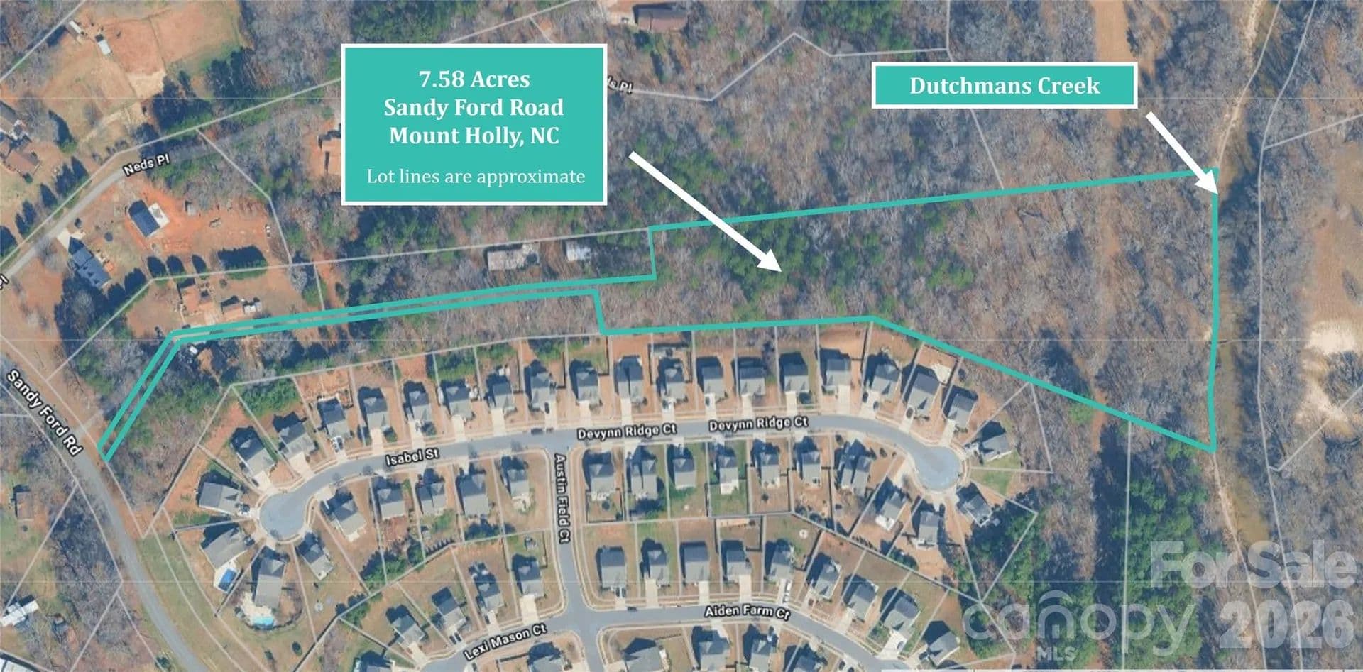 Property from 0000 Sandy Ford Road - KW - Mount Holly, North Carolina, 28120