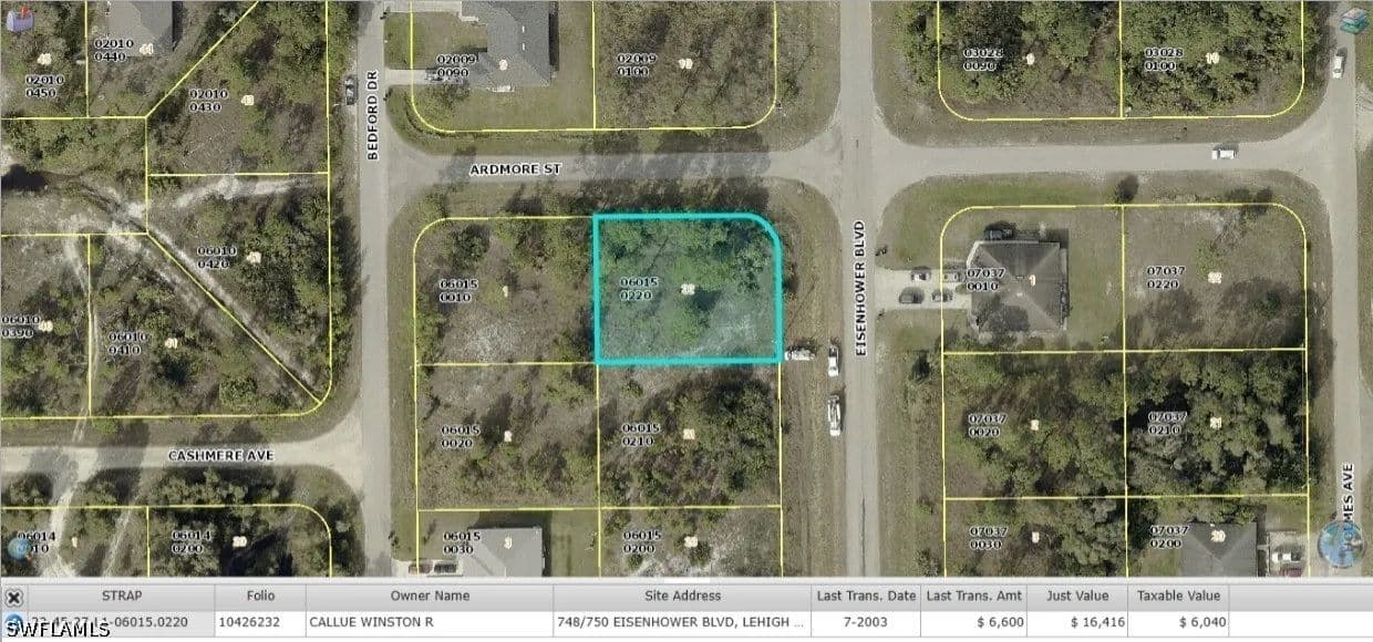 Property from 750 Eisenhower Boulevard - KW - Lehigh Acres, Florida, 33974