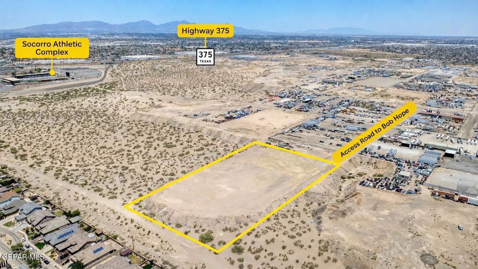 Property from PN-229400 TBD BOB HOPE Drive - KW - El Paso, Texas, 79928