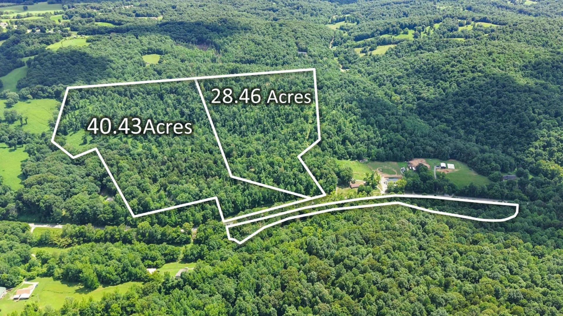 Auction Notice !!! 28.46 Acres/New Survey/ Owner Financing Available - Cunningham, Tennessee, 37052