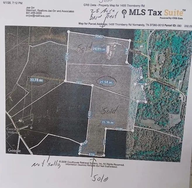 Property from 0 Cascade Hollow Road - KW - Normandy, Tennessee, 37360