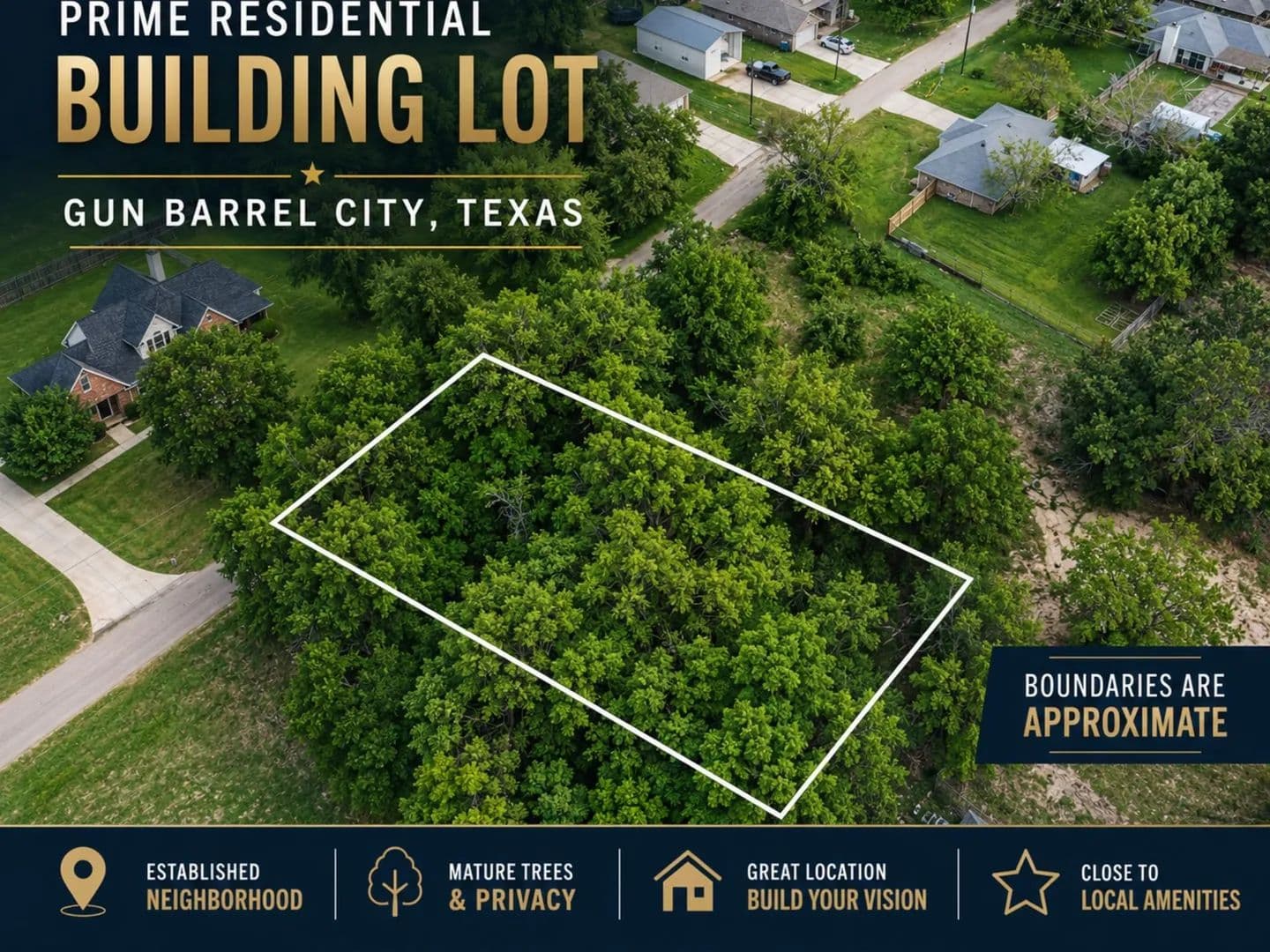 0.15 Acres of Land for Sale in Gun Barrel City, TX - Gun Barrel City, Texas, 75156