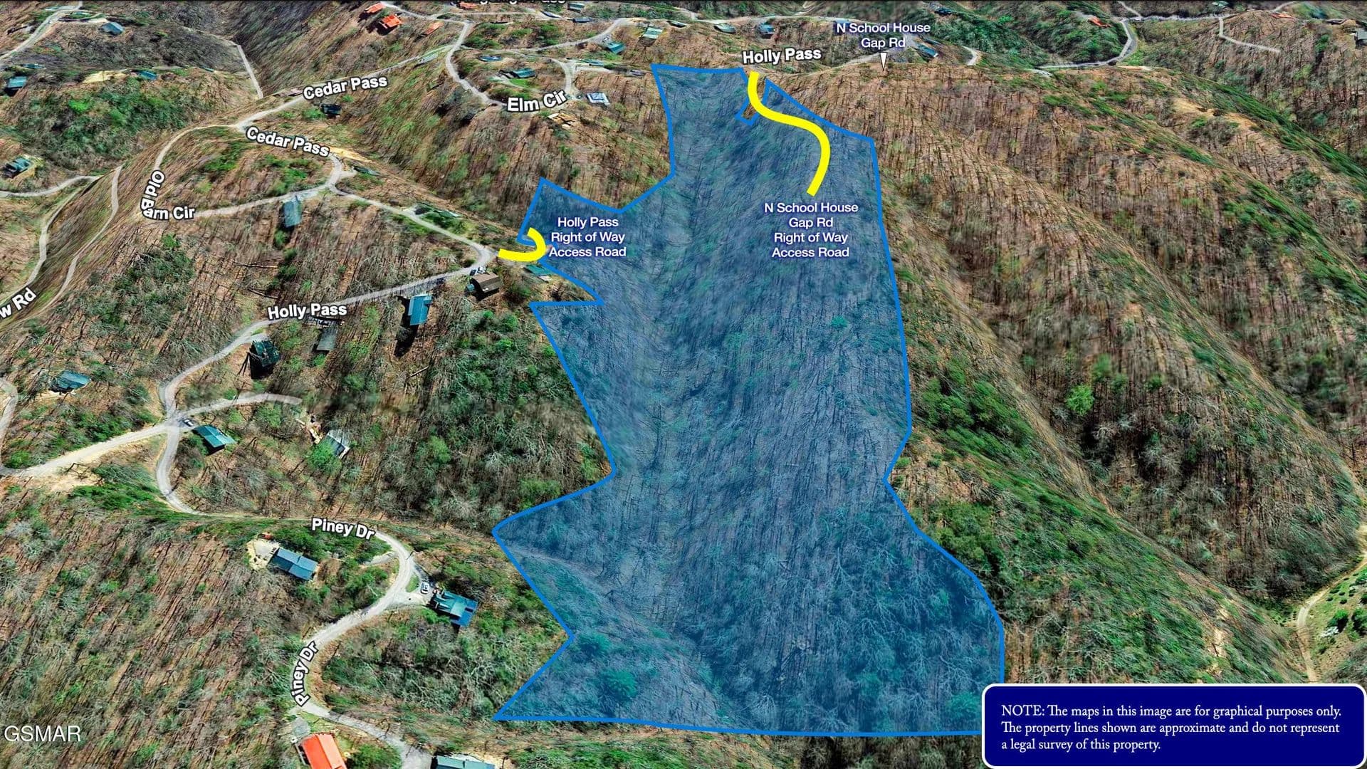 Property from Tract 3-5 Wilson Hollow Way - KW - Sevierville, Tennessee, 37876