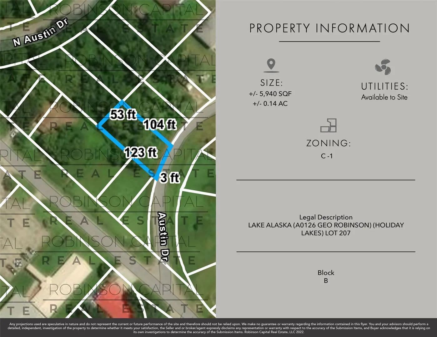 Property from 0 S Austin Drive - KW - Holiday Lakes, Texas, 77515