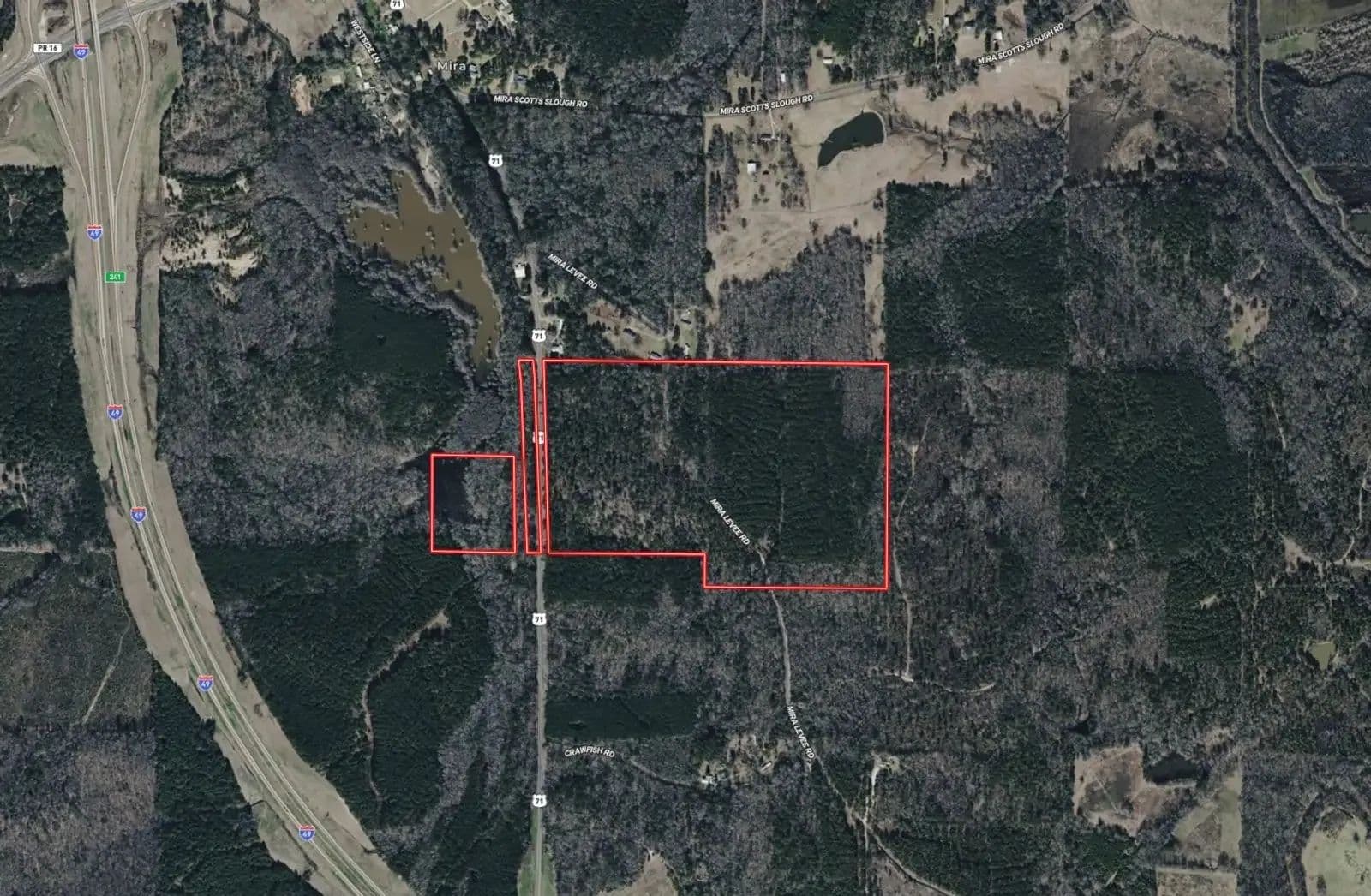 98.37 Acres of Land for Sale in Ida, LA - Ida, Louisiana, 71044