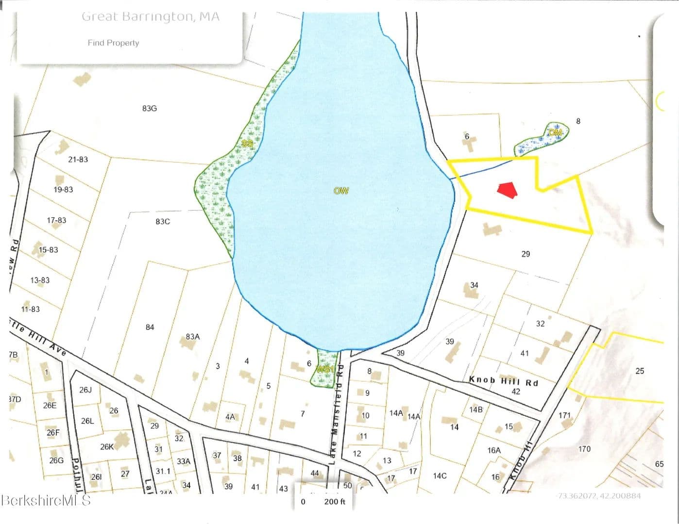 3.1 Acres of Land for Sale in Great Barrington, Massachusetts - Great Barrington, Massachusetts, 01230