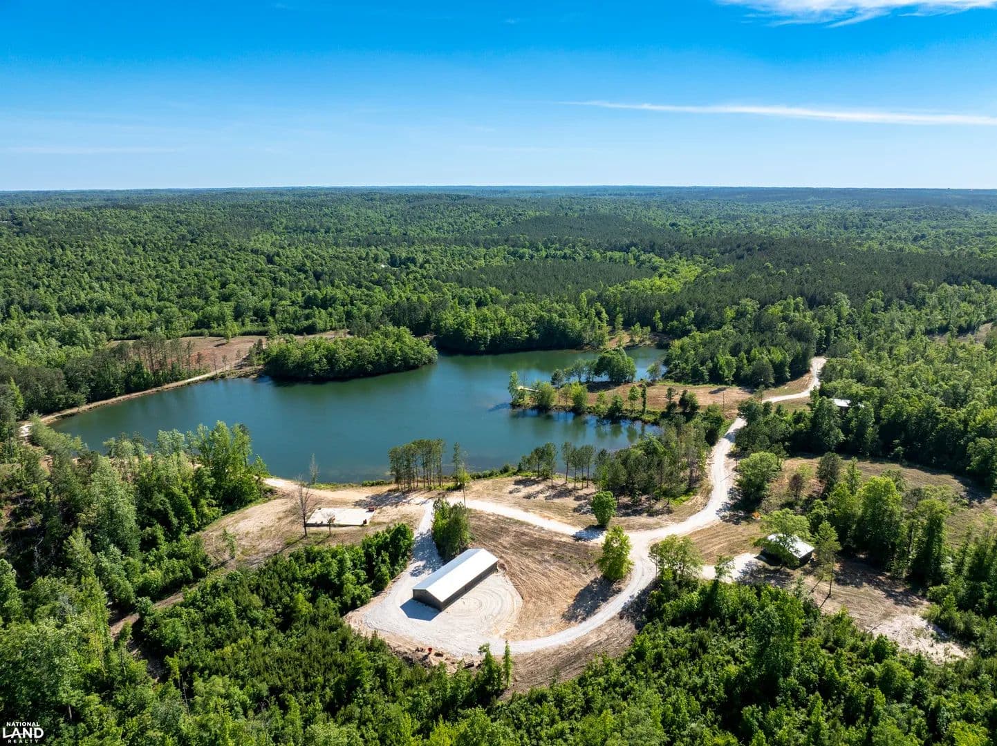 Walnut Creek Fishing and Recreational Tract with Lake, Camp and Creekfront - Clanton, Alabama, 35046