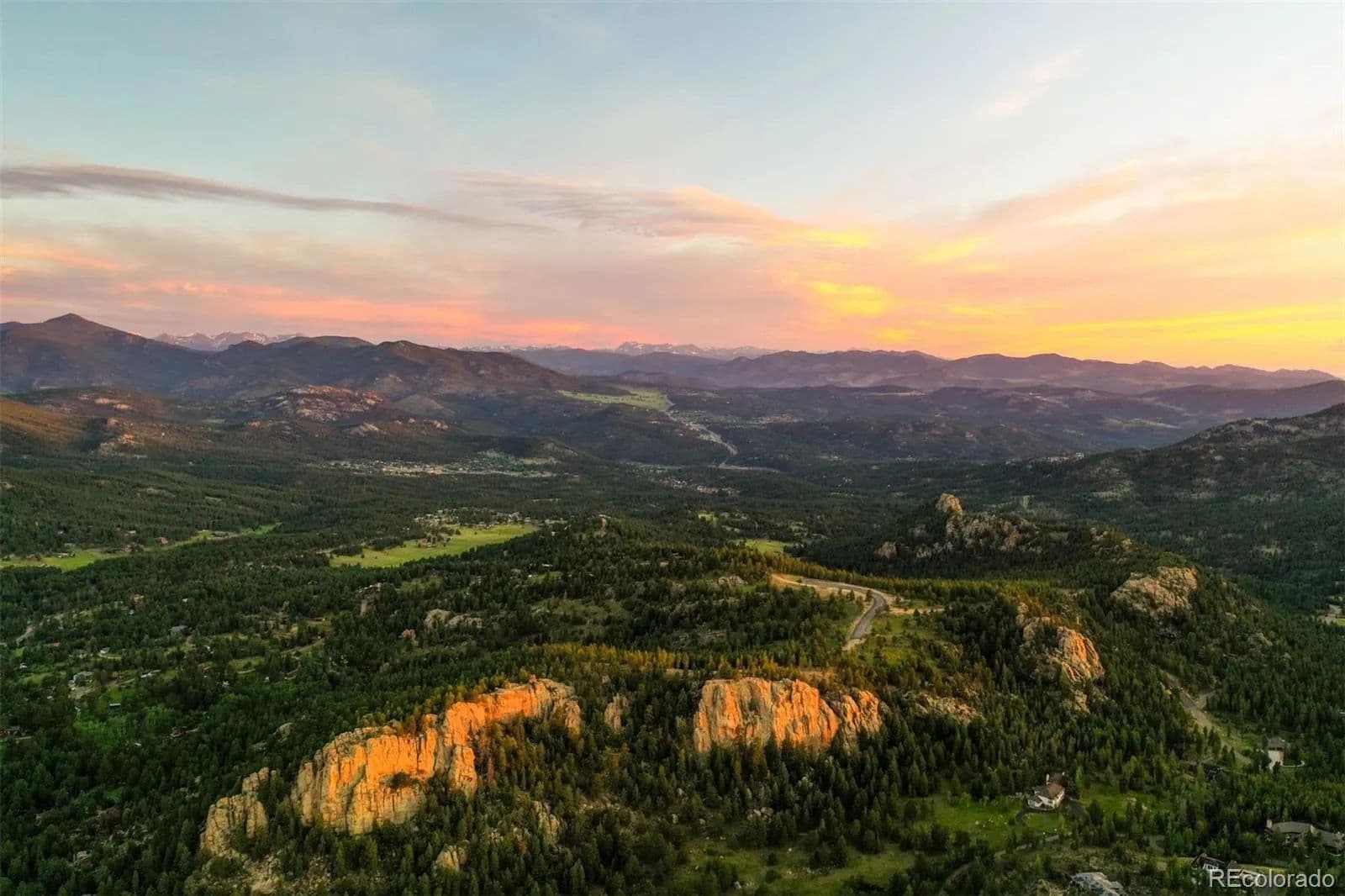 Property from 6391 Canyon Creek Road - KW - Evergreen, Colorado, 80439