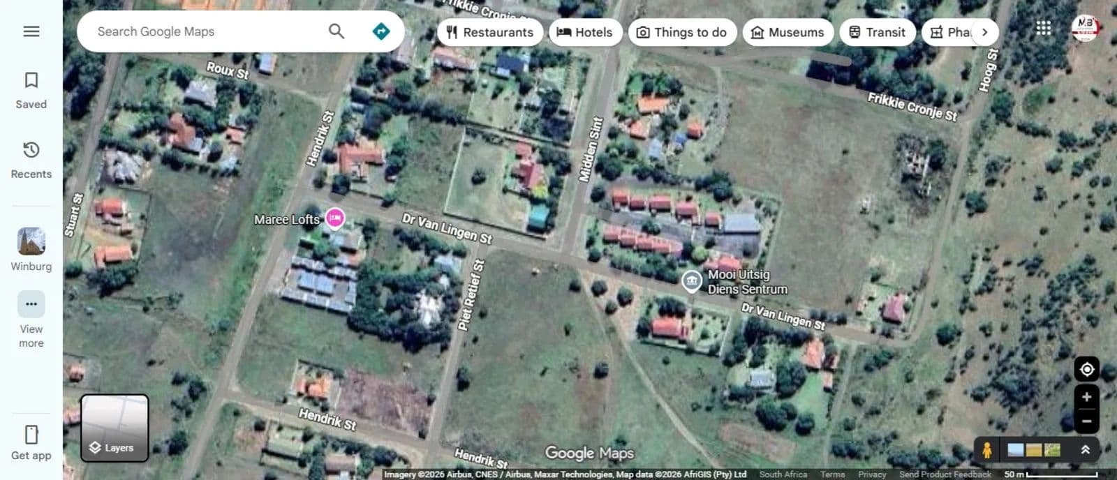 2380 Acres of Land for Sale in Winburg, 3 DR. Linde street - land for sale
