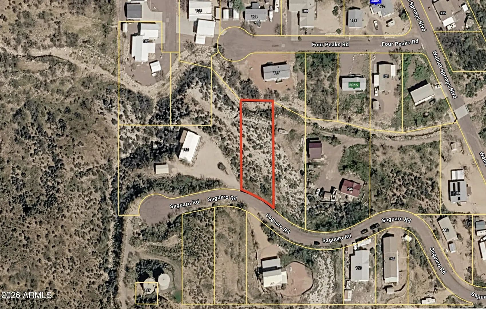 Property from 72 W Saguaro Road #72 - KW - Tonto Basin, Arizona, 85553