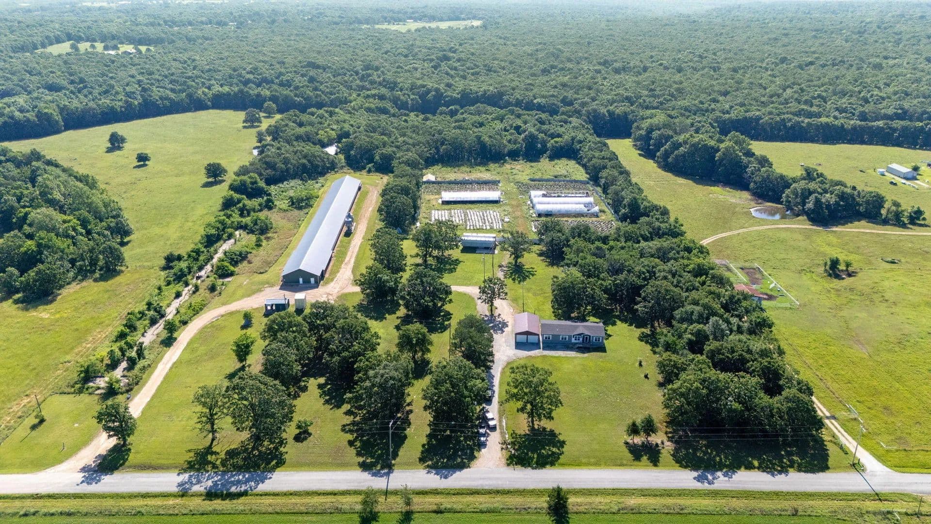 Property from 42448 S 559 Road - KW - Eucha, Oklahoma, 74342