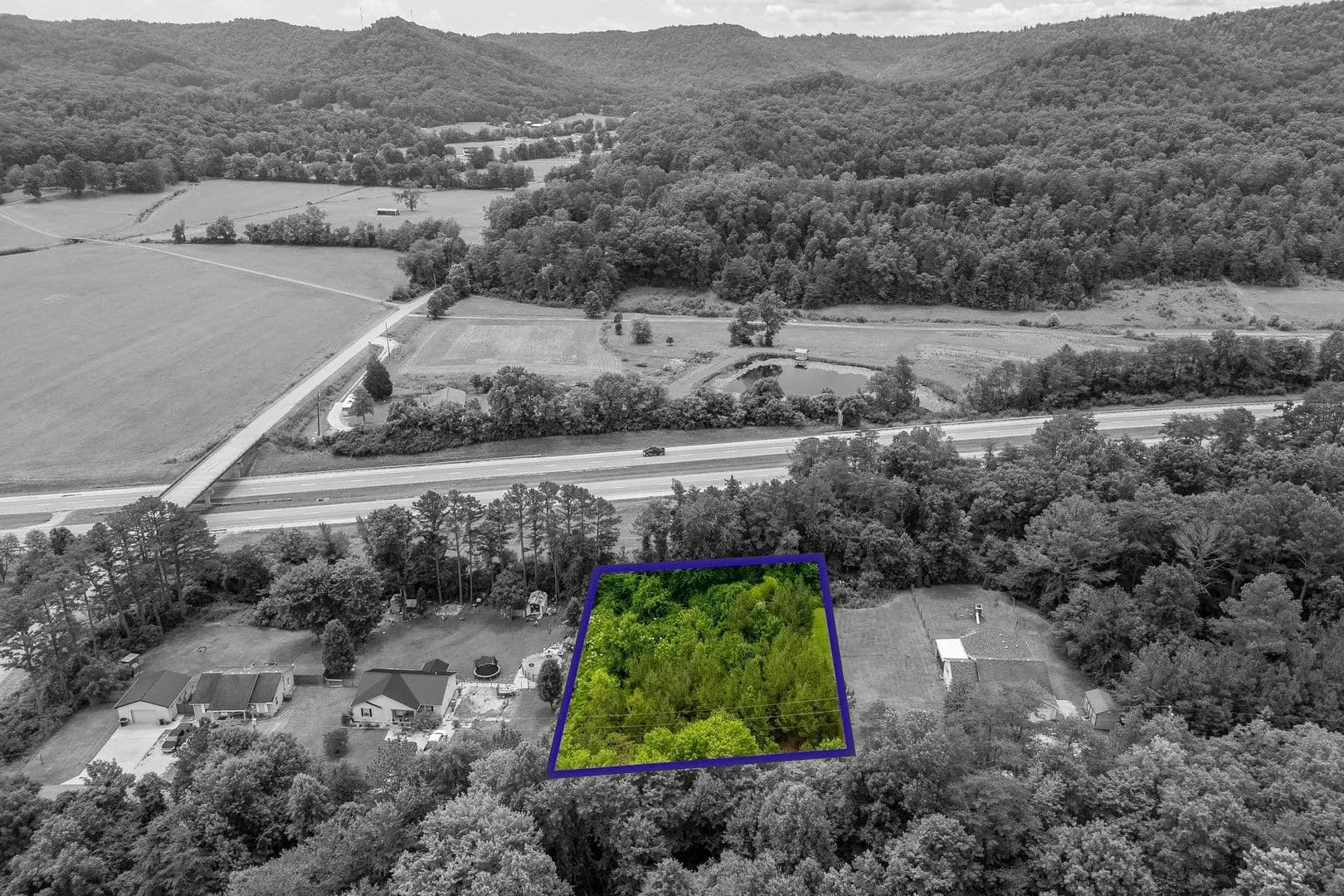 Property from lot 3 Evergreen Drive - KW - Stanton, Kentucky, 40380
