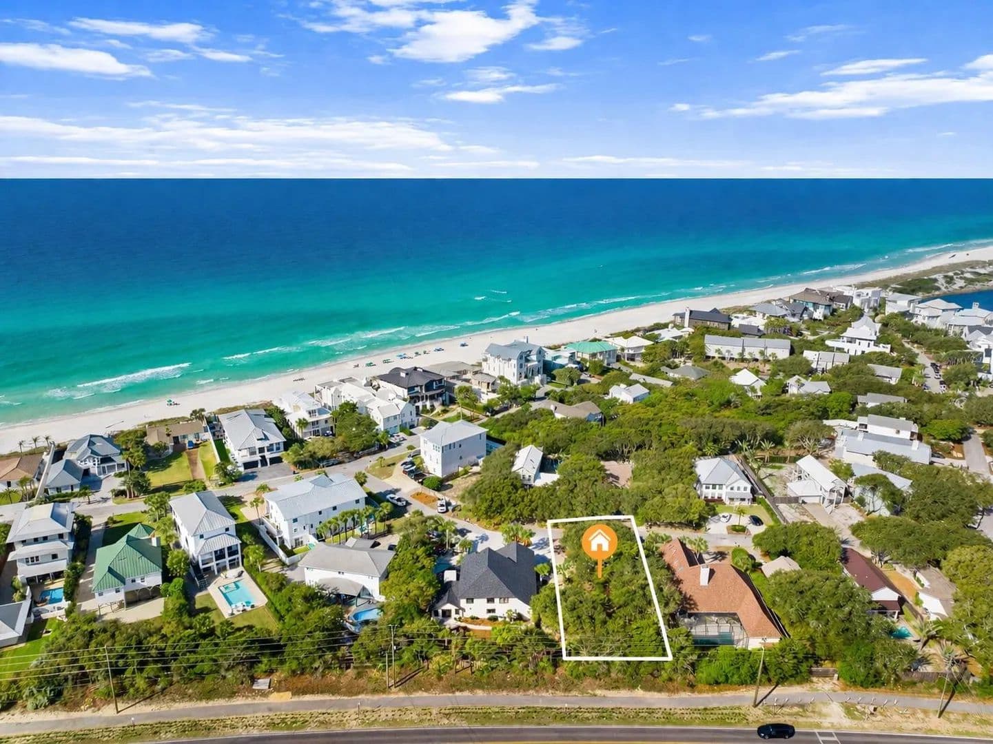 Property from Lot 33 Pelican Circle - KW - Inlet Beach, Florida, 32461