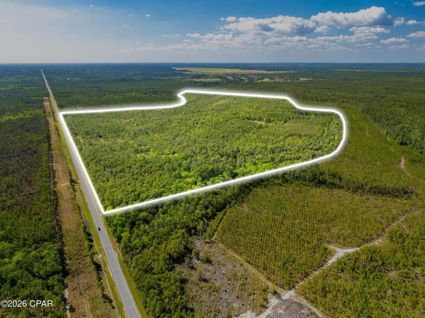 Property from TBD Hwy 20 Road - KW - Freeport, Florida, 32439