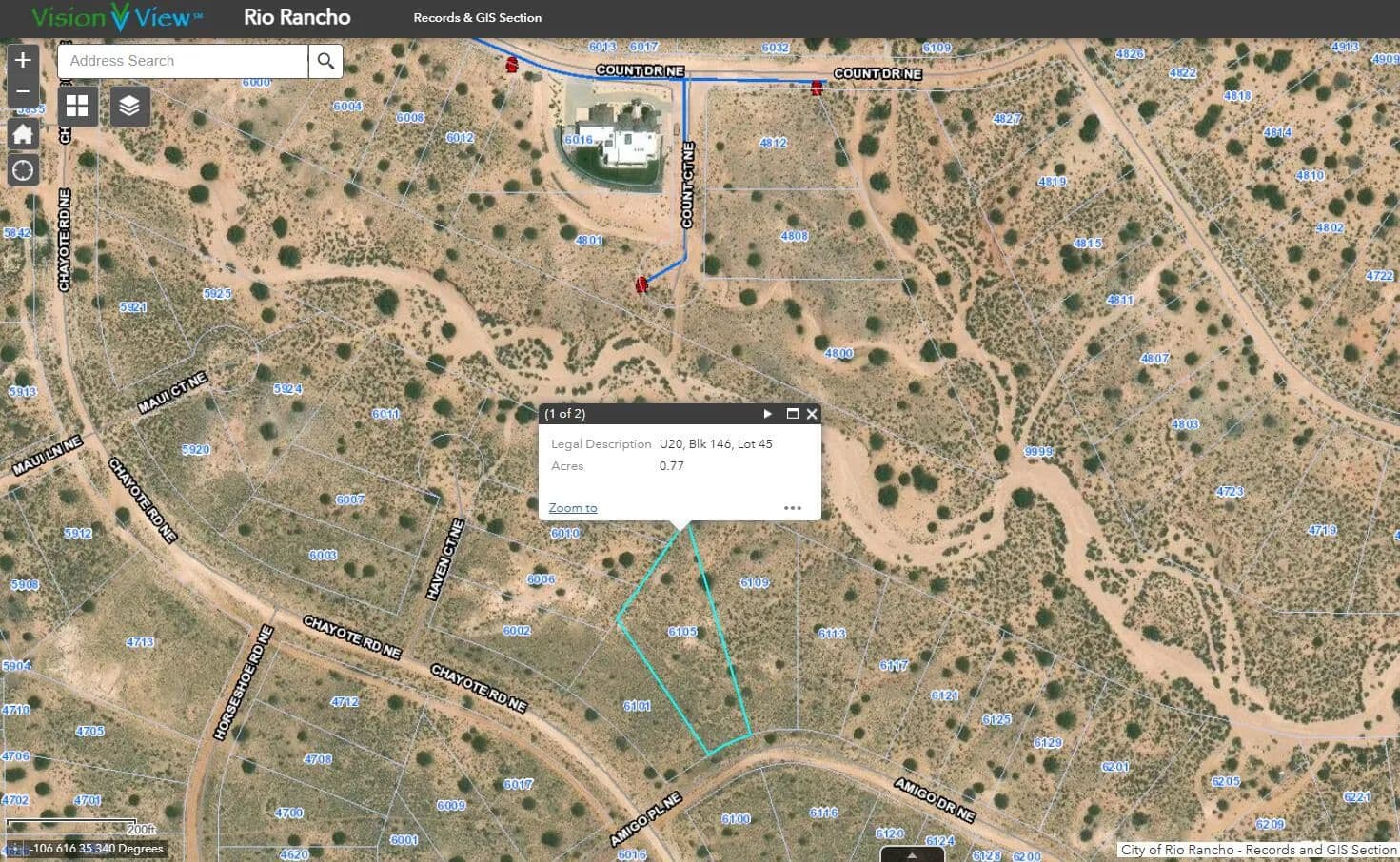 Property from 6105 Amigo Drive NE - KW - Rio Rancho, New Mexico, 87144