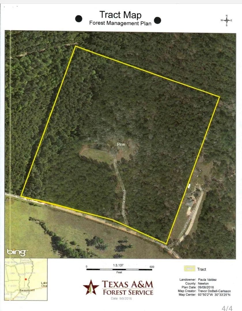 33.15 Acres of Land for Sale in Newton County, Texas - Texas, 75933