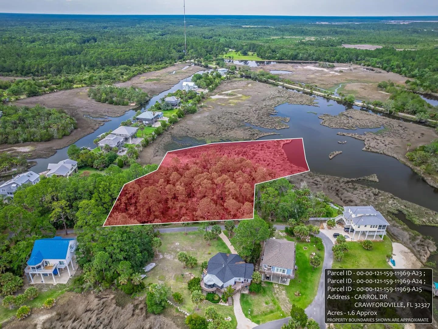 1.6 Acres of Land for Sale in Crawfordville, Florida - Crawfordville, Florida, 32327