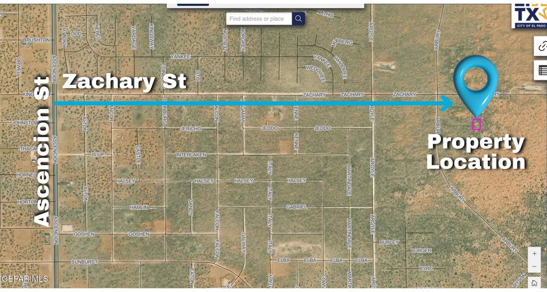 0.49 Acres of Land for Sale in El Paso, TX - El Paso, Texas, 79928