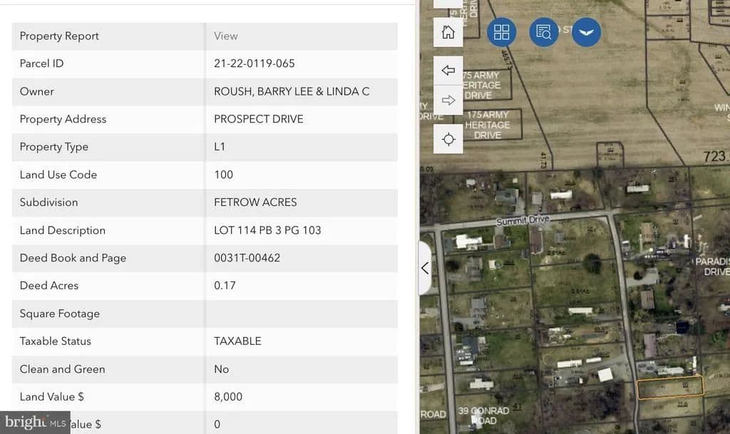 0.17 Acres of Land for Sale in CARLISLE, PA - Carlisle, Pennsylvania, 17015