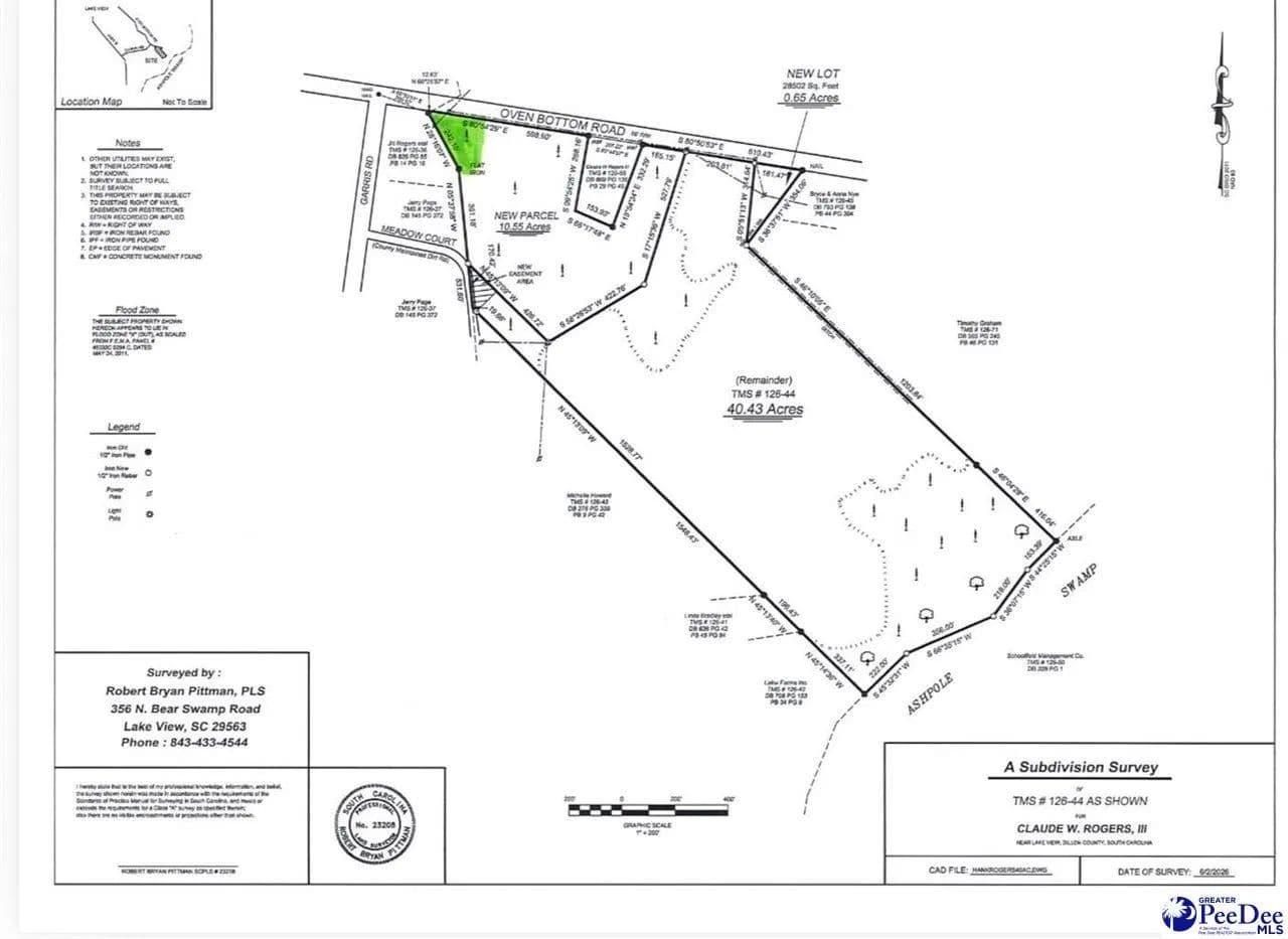 1 Acre of Land for Sale in Nichols, SC - Nichols, South Carolina, 29581