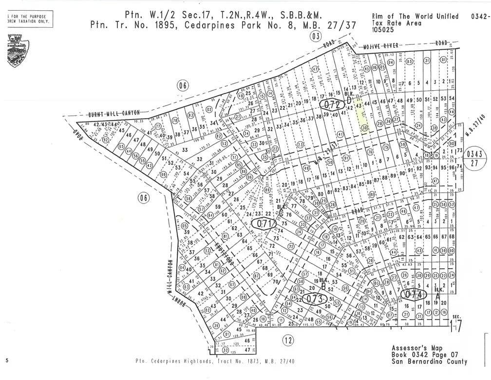 Vacant Land in Cedarpines Park - Cedarpines Park, California, 92322