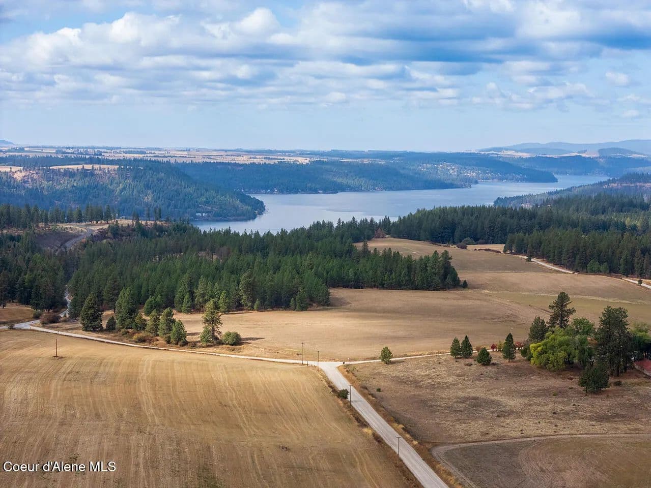 Property from E Van Dusen Rd - KW - Harrison, Idaho, 83833