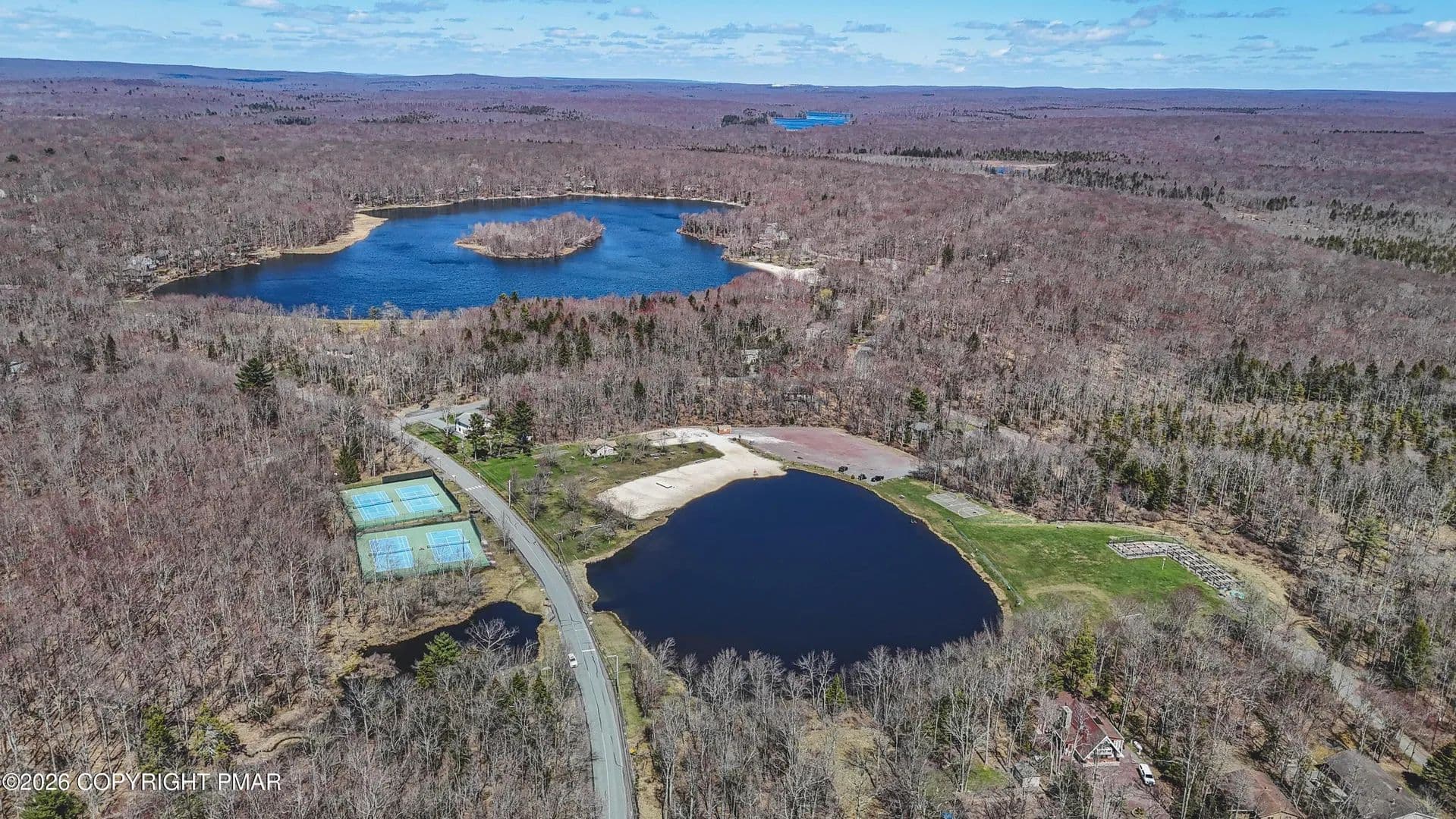 Property from Lot 1707 Elk Run Road - KW - Pocono Lake, Pennsylvania, 18347