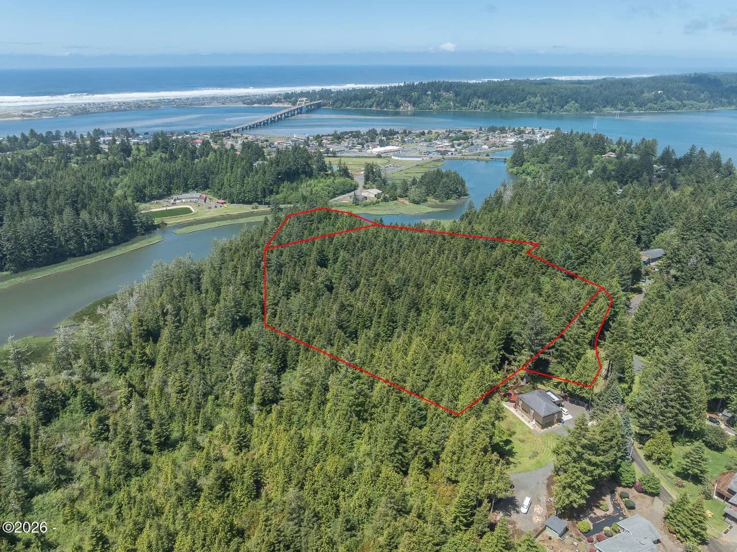 Property from TL 600 NE Waldport Heights Drive - KW - Waldport, Oregon, 97394