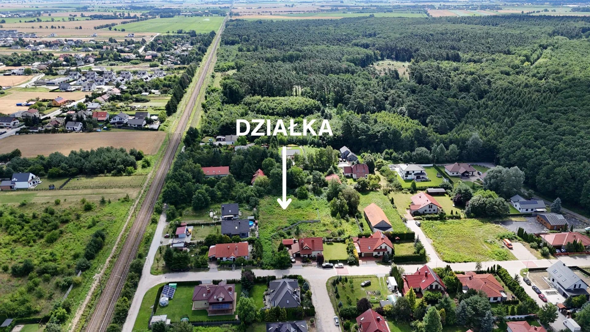 Działka blisko lasu w Robakowie - land for sale