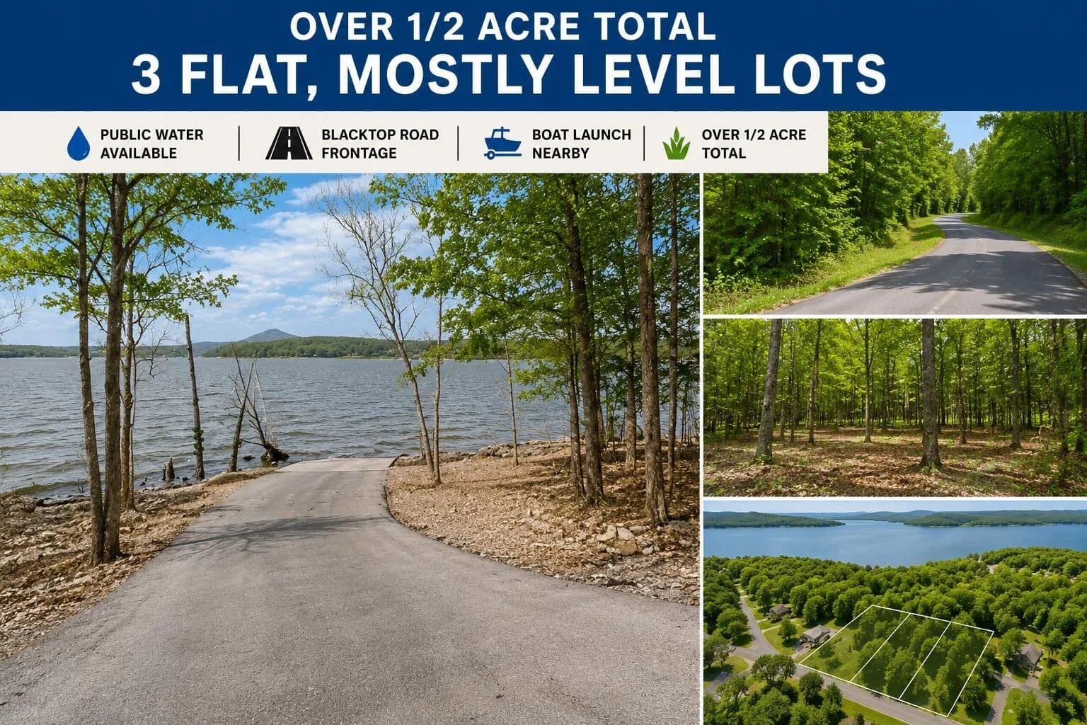 Property from 47,49,51 N Heatherwood Street #Lots 47,49,51 - KW - Shell Knob, Missouri, 65747
