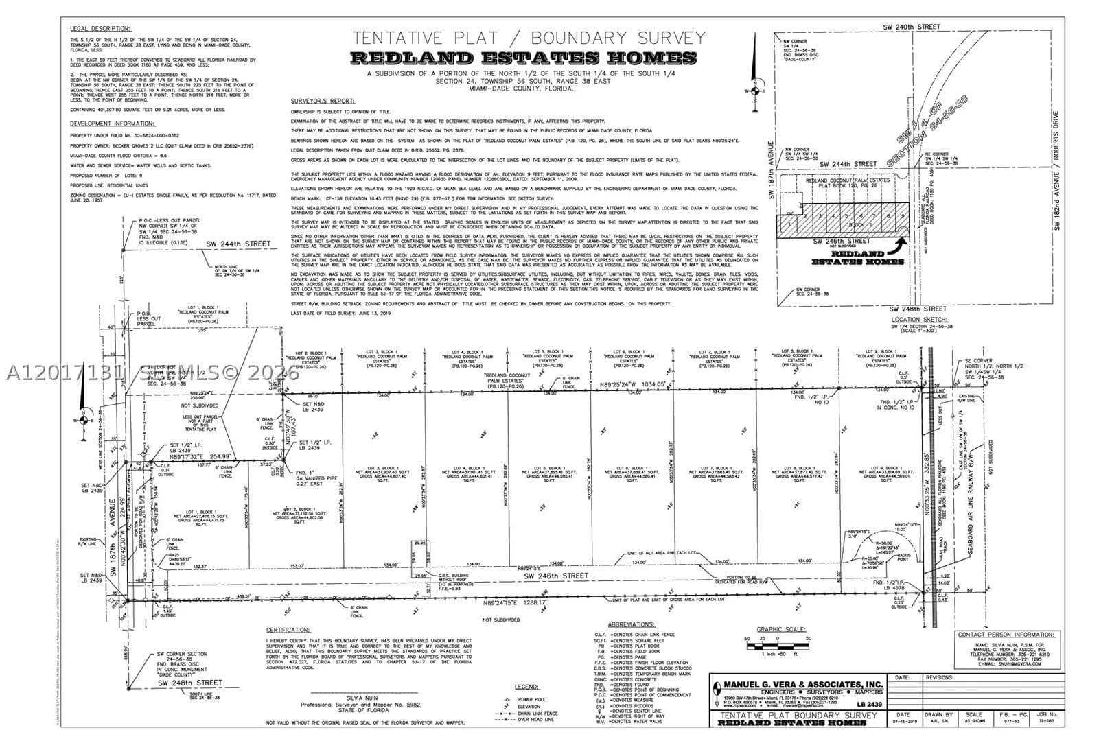 Property from sw 246 sw 187 Ave - KW - Miami, Florida, 33031