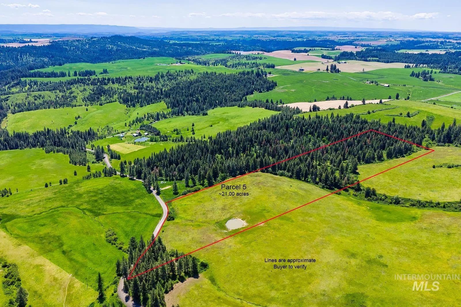 Property from TBD Johnson Rd. Parcel #5 - KW - Deary, Idaho, 83823