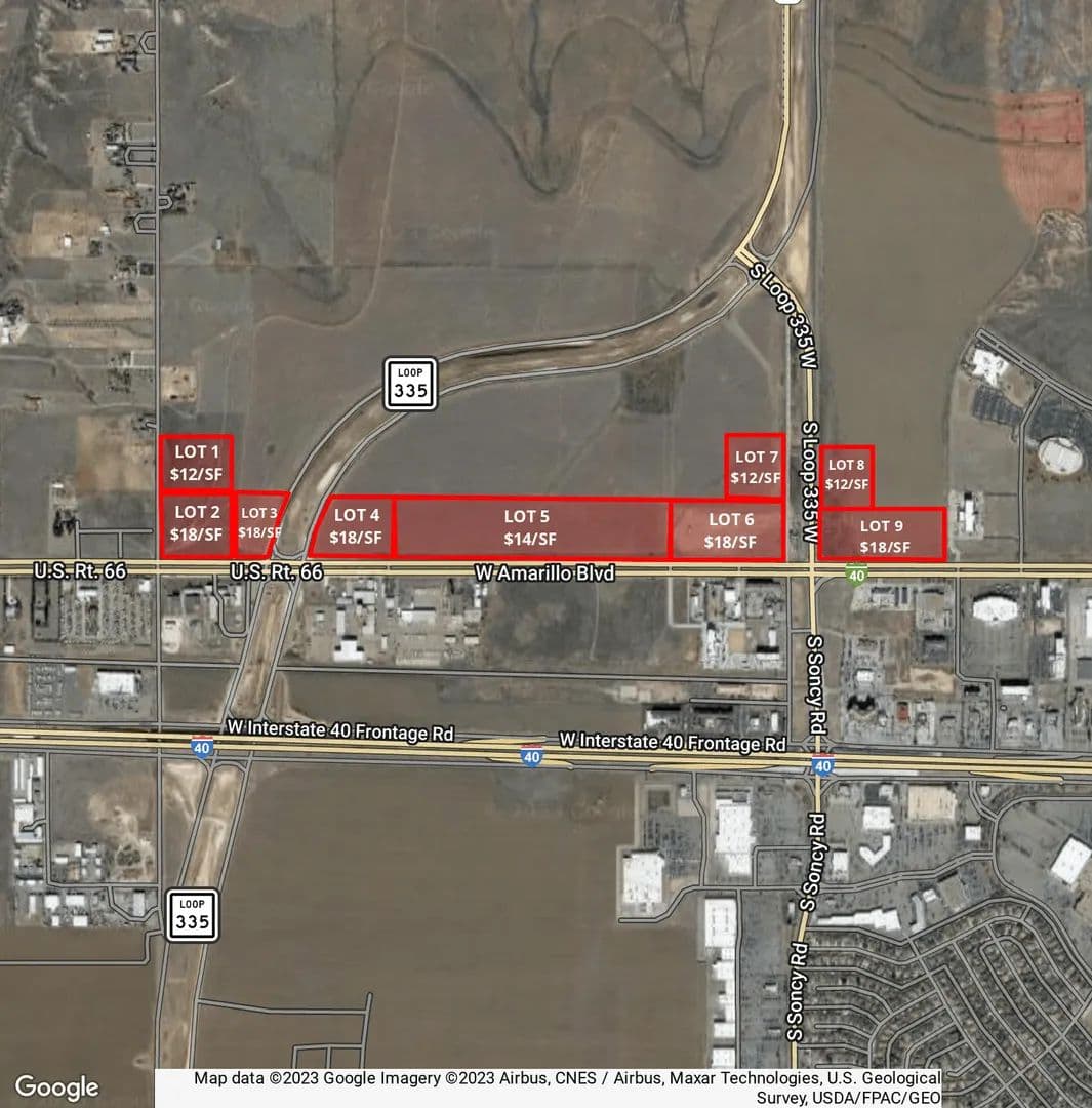 Land -Agricultural (Not Zoned) in Amarillo - land for sale