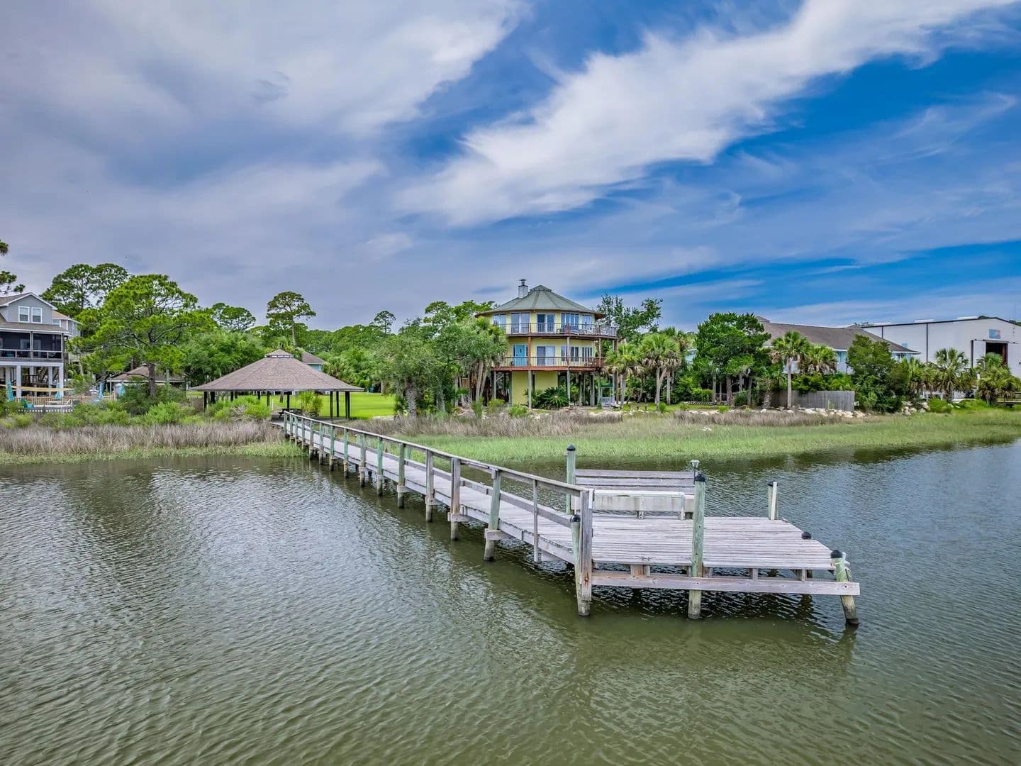 Property from Lot 4 Woodstork Drive - KW - Panacea, Florida, 32346