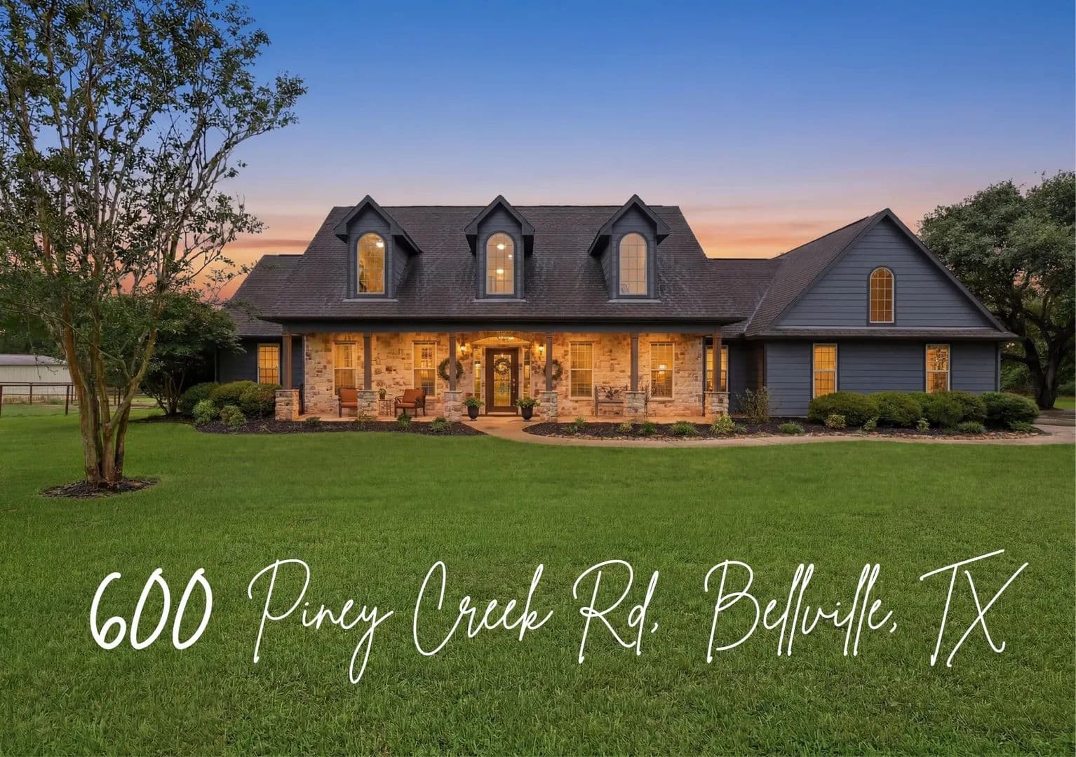 Property from 600 Piney Creek Road - KW - Bellville, Texas, 77418