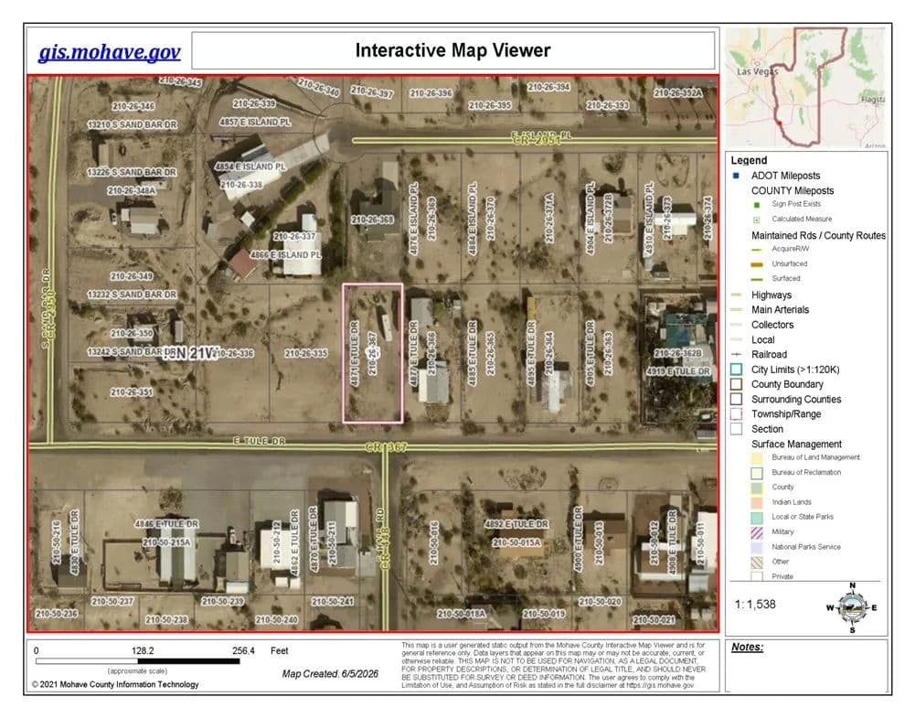Property from 4871 Tule Drive - KW - Topock, Arizona, 86436