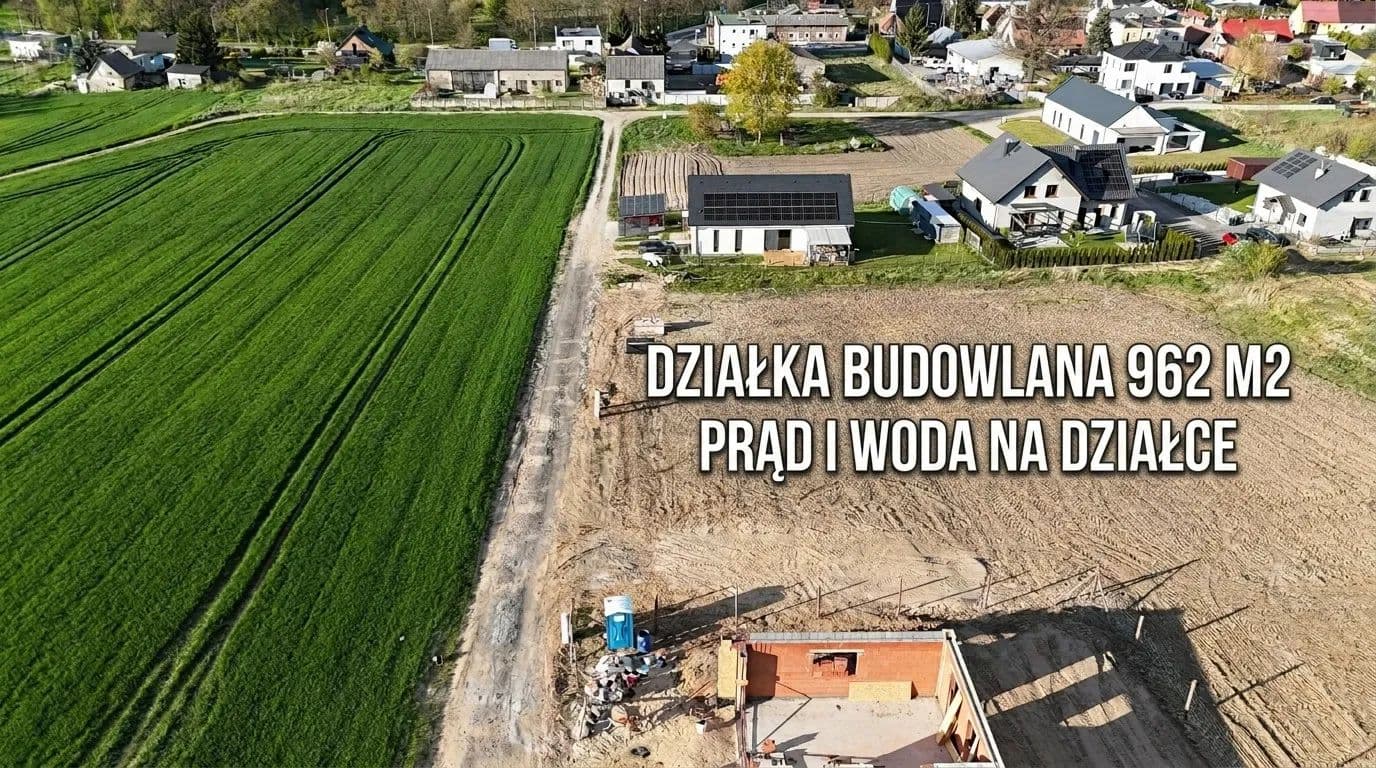 Działka gotowa do zabudowy jest prąd woda oraz - land for sale