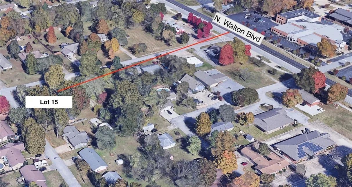 Property from Lot 15 NW 9th Street - KW - Bentonville, Arkansas, 72712