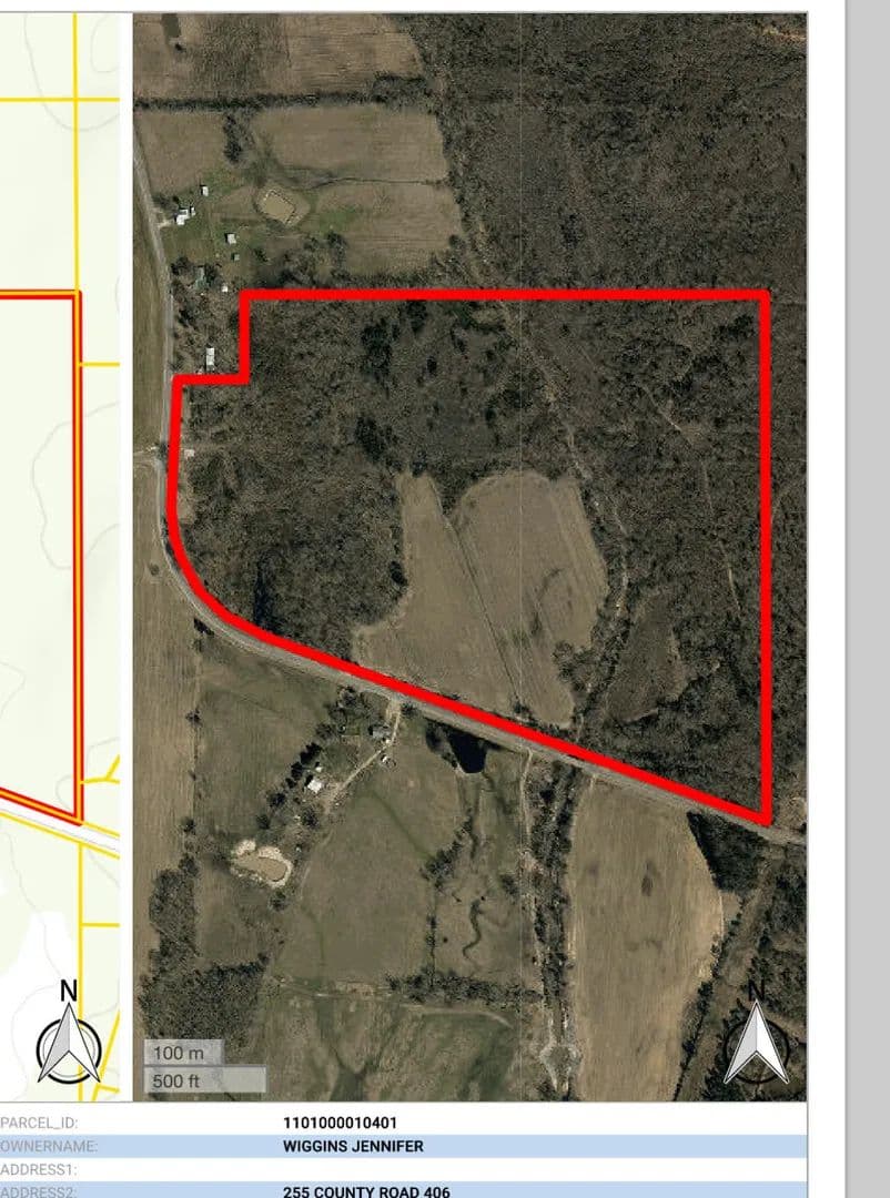 Property from CR 406 - KW - Calhoun City, Mississippi, 38916